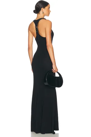 MONSE Leather Harness Knit Dress in - . Size L (also in ).
