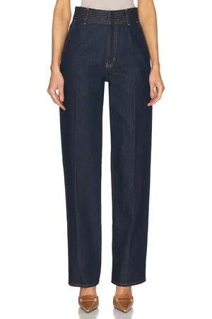 Frame The Trapunto Trouser in - Denim-Dark. Size 25 (also in ).