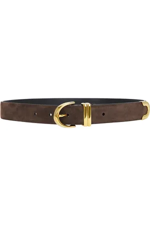 Khaite Bambi Skinny Belt in - Brown. Size 90 (also in ).
