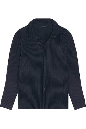 Issey Miyake Mc November Shirt in - Blue. Size 2 (also in 3, 4).