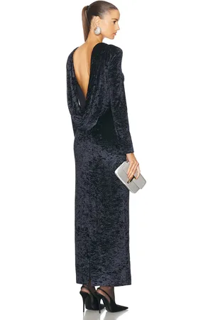Rowen Rose Velvet Backless Column Dress in - . Size 34 (also in 38, 40).