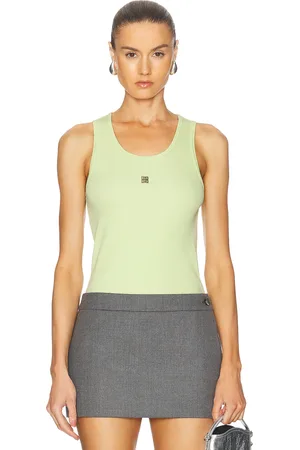 Givenchy Ribbed Tank Top in - Green. Size M (also in ).