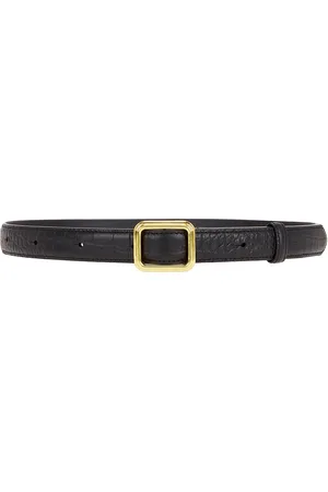 LIÉ STUDIO The Georgia Wide Belt in - Black. Size 75 (also in 85, 95).