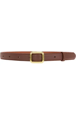 LIÉ STUDIO The Georgia Wide Belt in - Brown. Size 75 (also in 85, 95).