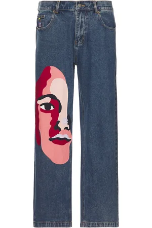 KIDSUPER STUDIOS Face Jeans in - . Size XL/1X (also in ).