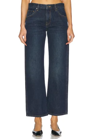 Khaite Kerrie Straight Leg in - Denim-Dark. Size 29 (also in 30, 31, 32).