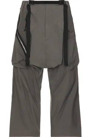 Acronym P30AL-E Encapsulated Ultrawide Drawcord Cargo Trouser in - Grey. Size M (also in S).
