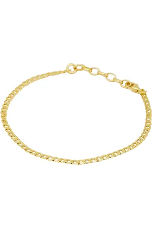 Serge DeNimes Flat Cuban Chain Bracelet in - Metallic . Size all.