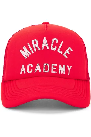Nahmias Miracle Academy Foam Crystal Trucker Hat in - Red. Size all.