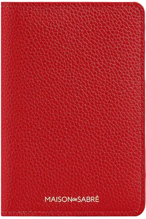 Maison De Sabre The Passport Holder in - Red. Size all.