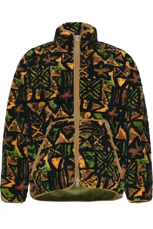 Beams Mil Jersey Jacquard Boa in - Brown. Size L (also in M).