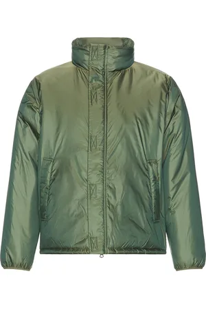 Beams Mil Puff Blouson Ripstop in - Green. Size L (also in M).