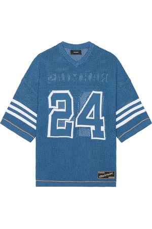 Nahmias Knit 24 Football Shirt in - Blue. Size L (also in XL/1X).
