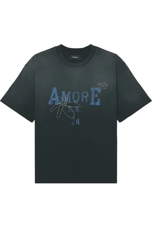 Nahmias Amore Boxy T-Shirt in - Black. Size L (also in S, XL/1X).