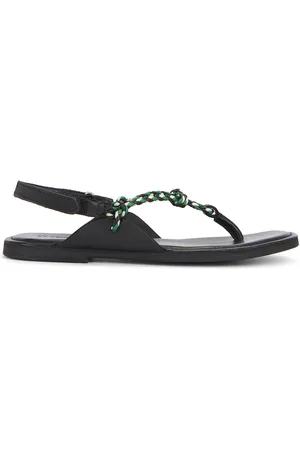 St Agni Woven Rope Sandal in - Green. Size 39 (also in 40, 41).