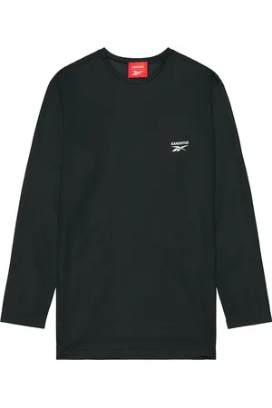 Reebok X Kanghyuk Stitched Logo Tee in - Black. Size L (also in M, S, XL).
