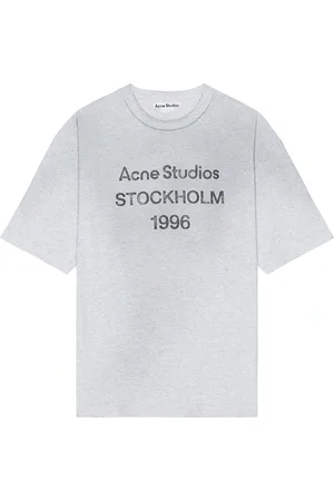 Acne Studios Exford U 1996 T-Shirt in - Light Grey. Size L (also in M).