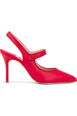 Manolo Blahnik Camparisli 90 Pump in - Red. Size 36 (also in 37.5, 38, 38.5).