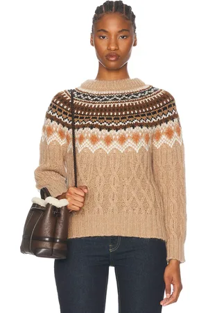 Moncler Crewneck Sweater in - Tan. Size L (also in M, XS).