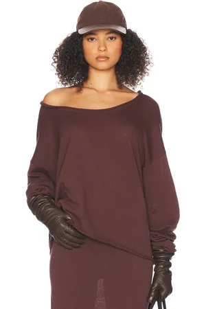 Helsa Palmer Sweater in - Brown. Size L (also in M, S, XL, XS).