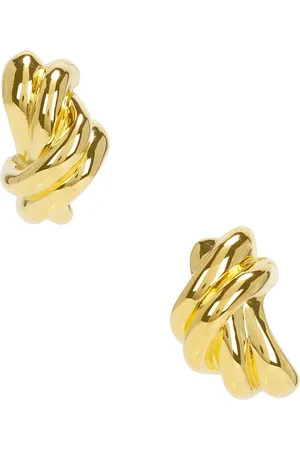 COMPLETEDWORKS Stud Earrings in - Metallic Gold. Size all.