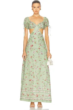 Agua by Agua Bendita Cielo Honeysuckle Maxi Dress in - Green. Size M (also in ).