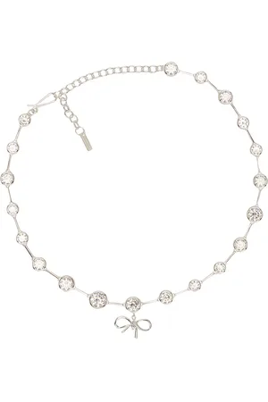COMPLETEDWORKS CZ Necklace in - Metallic Silver. Size all.
