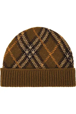 Burberry Cashmere Beanie in - Brown. Size all.