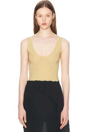 The Row Mandie Bodysuit in - Cream. Size L (also in ).