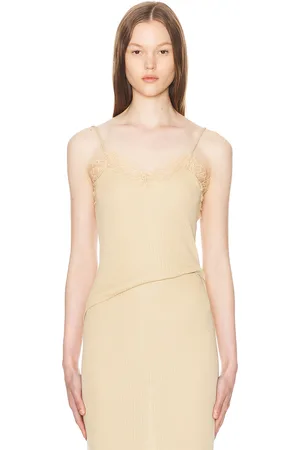 The Row Ikee Tank in - Cream. Size L (also in M, XL).