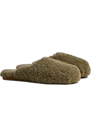 Parachute Shearling Wool Lounge Slippers in - Green. Size XL (also in ).