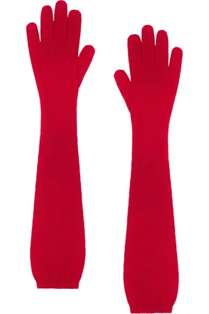 The Row Ivot Gloves in - Red. Size all.