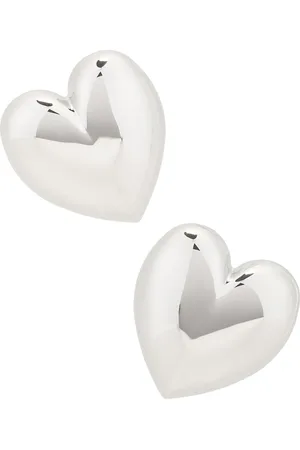 Jennifer Fisher Puffy Heart Earrings in - Metallic . Size all.