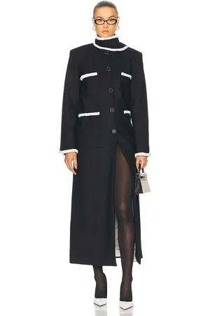 Rowen Rose Long Coat With Pockets in - . Size L (also in M, S, XS).