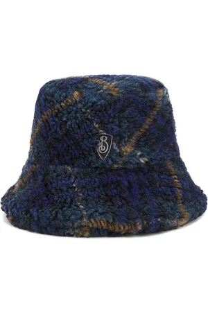 Burberry Fleece Bucket Hat in - Blue. Size L (also in M, S).