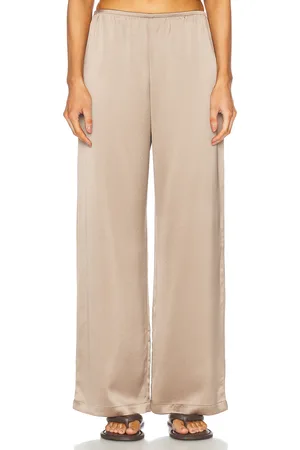 Leset Barb Wide Leg Pant in - Neutral. Size M (also in S, XL).