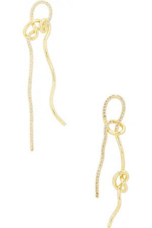 COMPLETEDWORKS Not Even The Mathematician Earrings in - Metallic Gold. Size all.