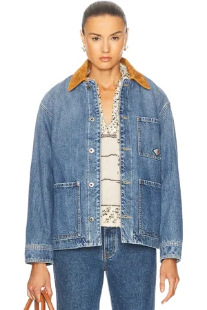 Bottega Veneta Padded Denim Jacket in - Blue. Size 36 (also in 38, 40).