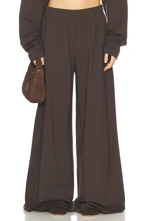 Norma Kamali Boyfriend Elephant Sweatpant in - Chocolate. Size M (also in S, XS).