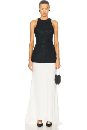 Staud Gabrielle Dress in - Black,White. Size S (also in XS).