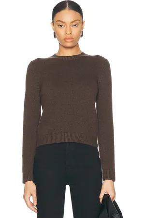 Khaite Leta Cashmere Sweater in - Brown. Size L (also in M, S).