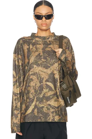 Acne Studios Enick Long Sleeve T-shirt in - Brown. Size S (also in ).
