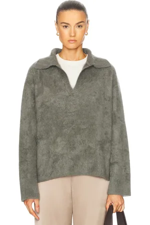 Lisa Yang Kerry Sweater in - Grey. Size 0 (also in 1).