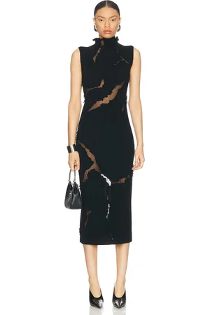Alexander McQueen Destroyed Midi Dress in - . Size L (also in S).
