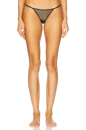 Kiki de Montparnasse Le Soir Embellished G-String in - . Size L (also in M, S).