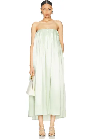 Jil Sander Strapless Dress in - Mint. Size 36 (also in ).