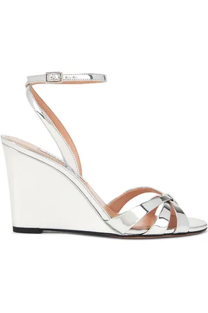 Aquazzura Tati 85 Wedge in - Metallic . Size 36 (also in 38, 39.5).
