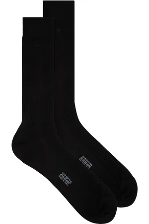 Tom Ford Embroidery Rib Socks in - . Size L (also in M, S, XL).