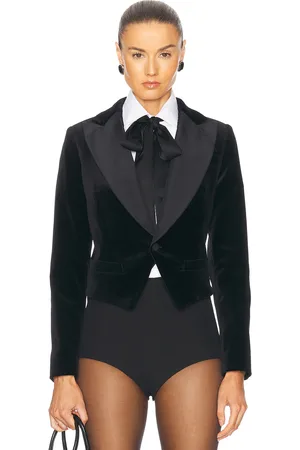 Ralph Lauren Short Blazer in - Black. Size 0 (also in 2, 4, 6).
