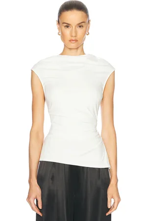 Simkhai Casmi Top in - White. Size L (also in M, S, XL, XS).